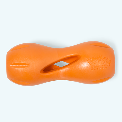 Tangerine West Paw Qwizl puzzle toy